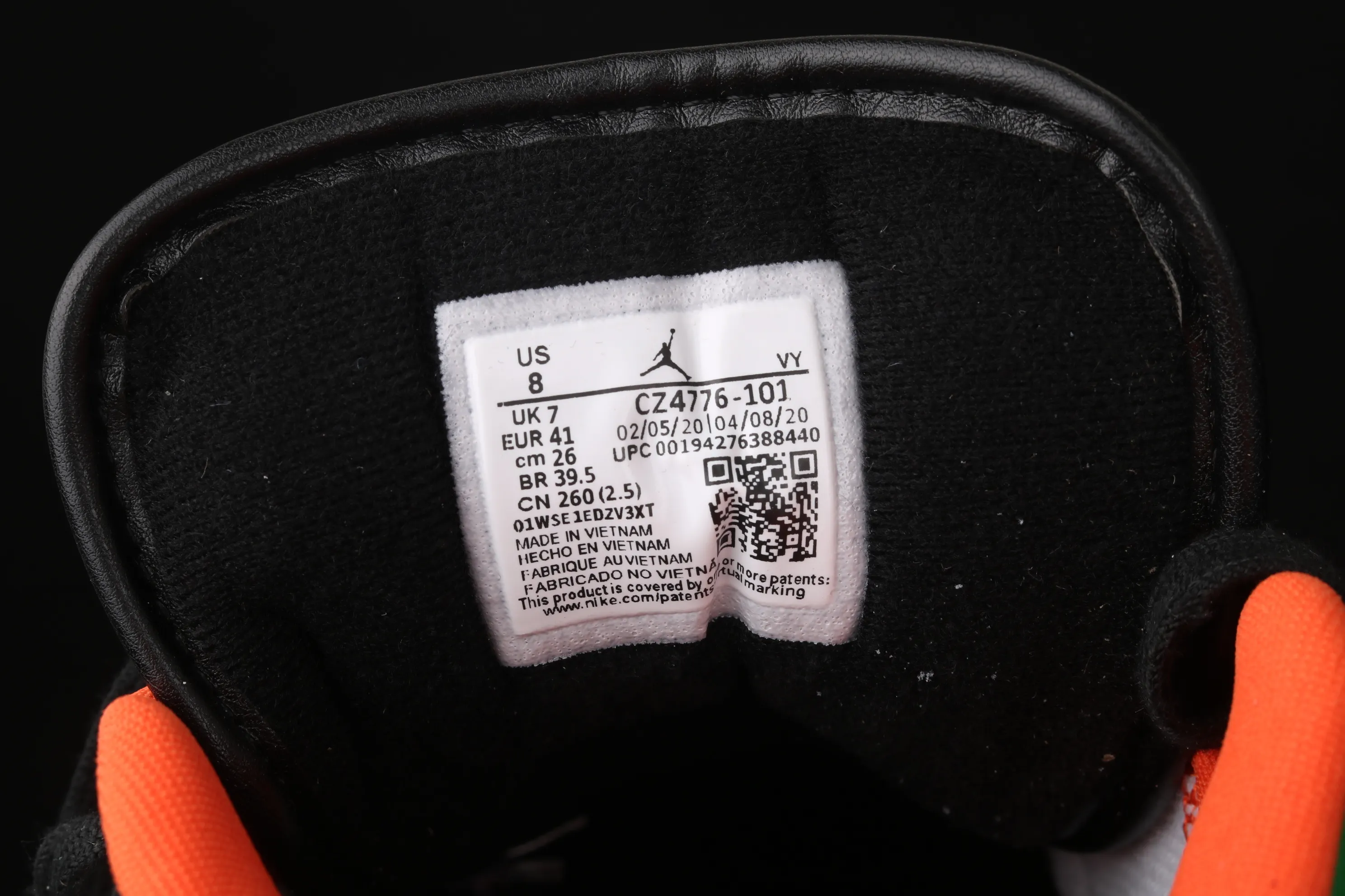 All categories Air Jordan Jordan series basketball shoes Air Jordan 1 Low Air Jordan 1 Low AJ1 Joe 1 low-top cultural and leisure sports sneakers CZ4776-101